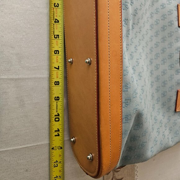 Vintage Light Blue Dooney and Bourke Shoulder/Tote Bag - Picture 12 of 14